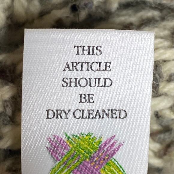 Branigan Weavers Womens Size Medium 100% Wool Vest Zip Up Irish Wool - Picture 9 of 10